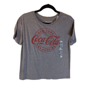 Women's Coca-Cola Graphic Tee Gray M